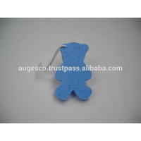 PVA bear shape bath sponge